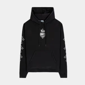 Spirit Pullover Mens Hoodie (Washed Black) product yoga friendly flexibility