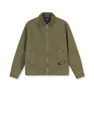 QuickDry Fabric Soil Denim Norton Padded Jacket, Four Leaf Clover