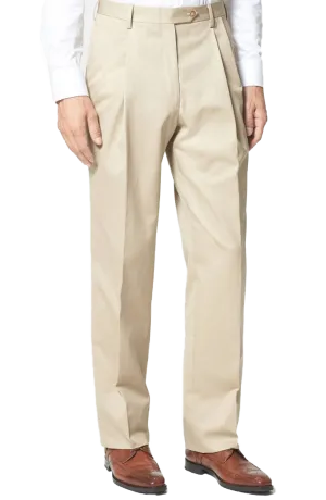 Cotton/Poly Dress Khaki Ultra Soft Texture Chafe-Free Fit