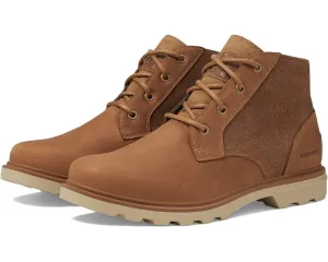 Sorel Carson Chukka Boots Men's  Brown Leather Waterproof Round Toe JOBB873 Neat Finish Head Turn