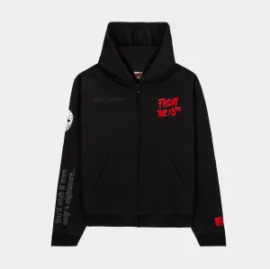 SP x Friday The 13th Nightmare Full Zip Mens Hoodie (Black/Red) Street Bold