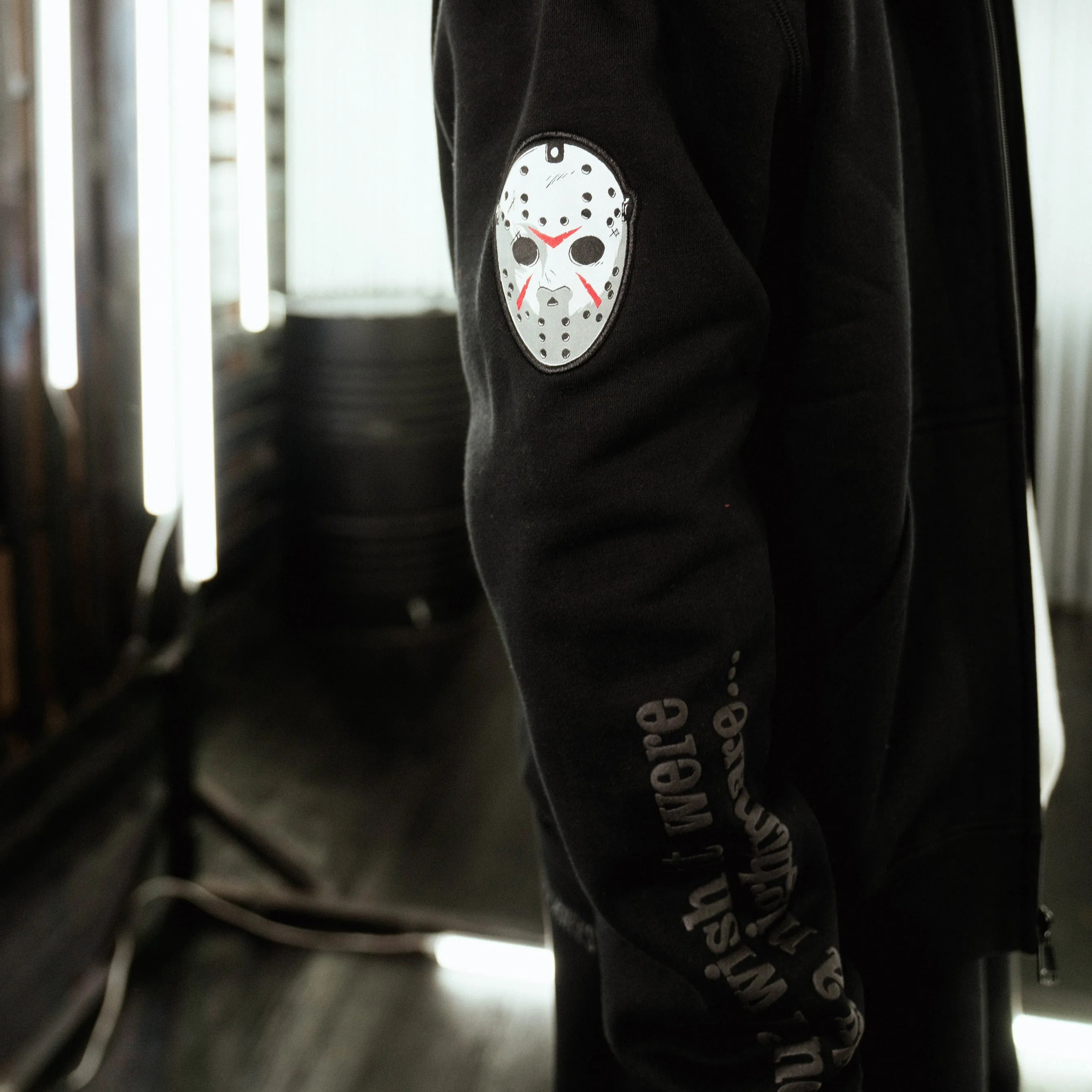 Odor-resistant product brand loyalty SP x Friday The 13th Nightmare Full Zip Mens Hoodie (Black/Red)