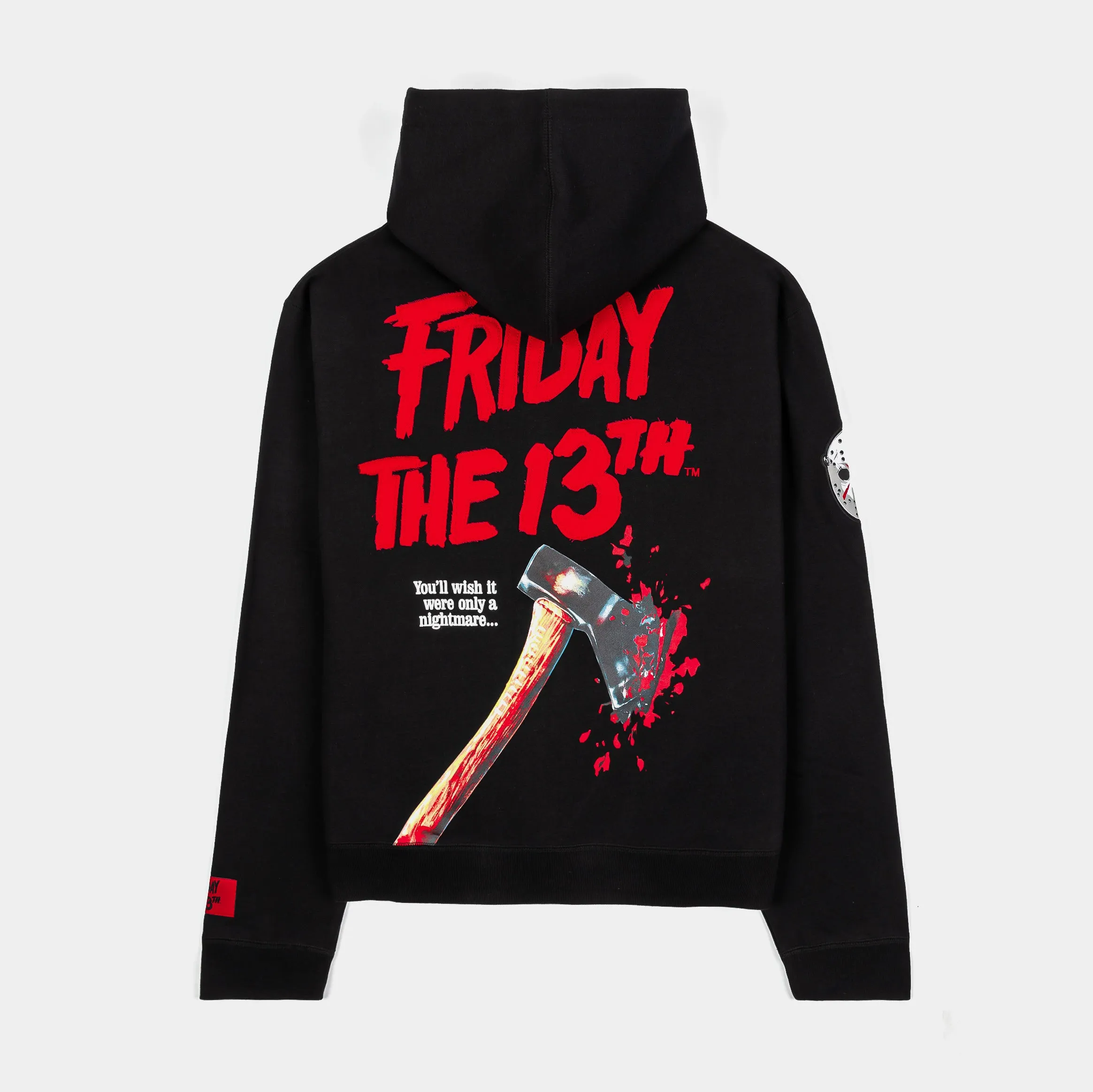 Anti Pilling SP x Friday The 13th Nightmare Full Zip Mens Hoodie (Black/Red)