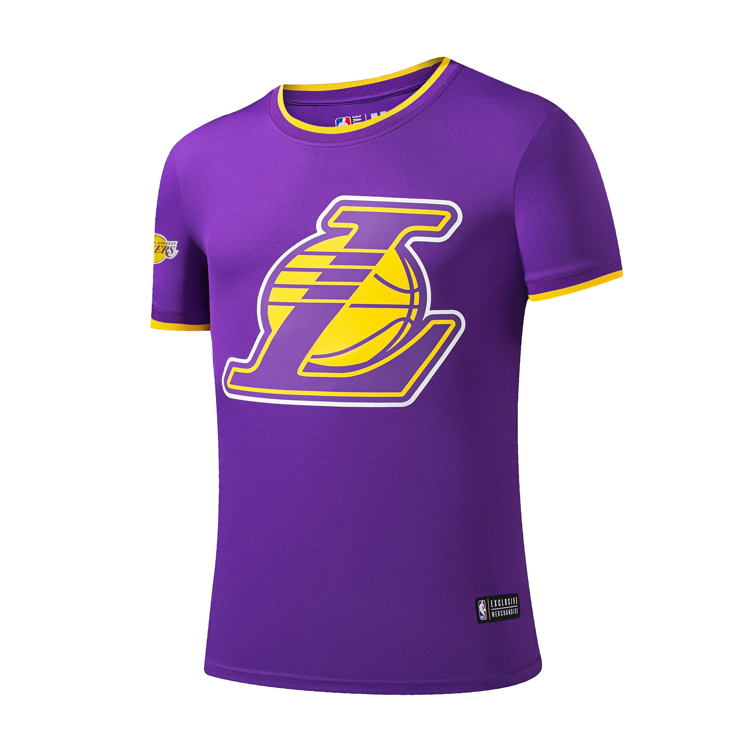 NBA PRIMARY TEAM LOGO BASIC JERSEY LOS ANGELES LAKERS MENS Impact Fit