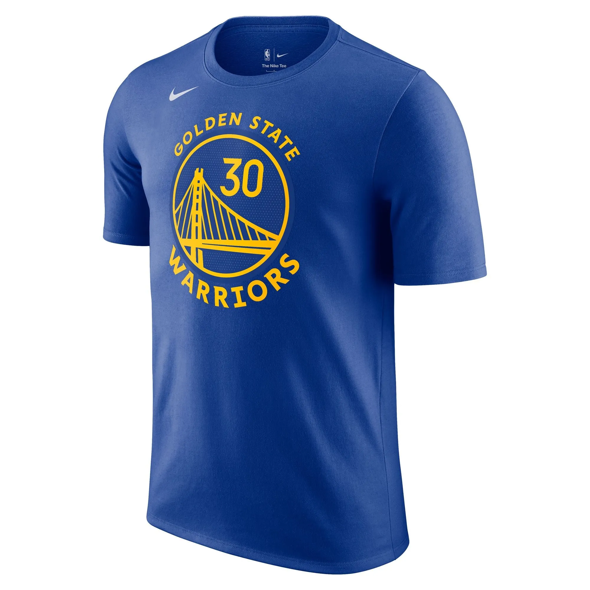 Stephen Curry Golden State Warriors Icon Nike NBA Name and Number Tee Flatlock Seams Workout Fit