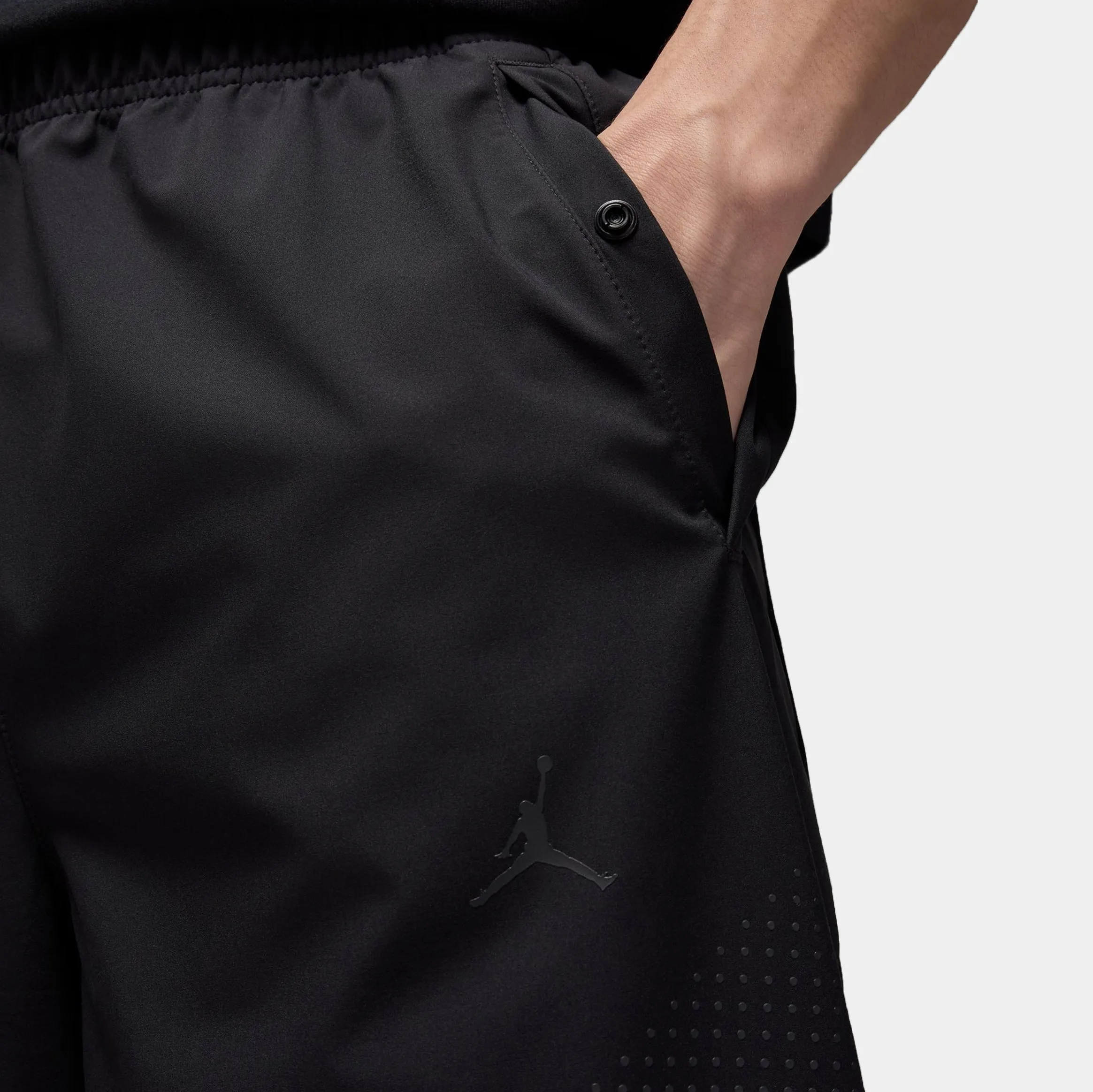 Sport Jam Warm Up Mens Pants (Black/Dark Shadow) No Ride-Up High Stretch Fit