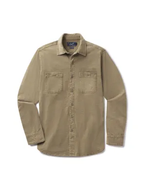 Flex Everyday Knit Shirt - Faded Olive Autumn coziness
