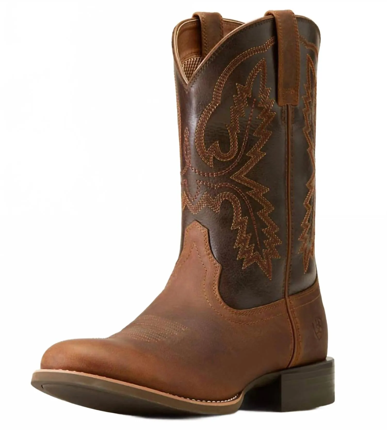 Cushioned Insole Sport Round Toe Boot In Sorrel/brown