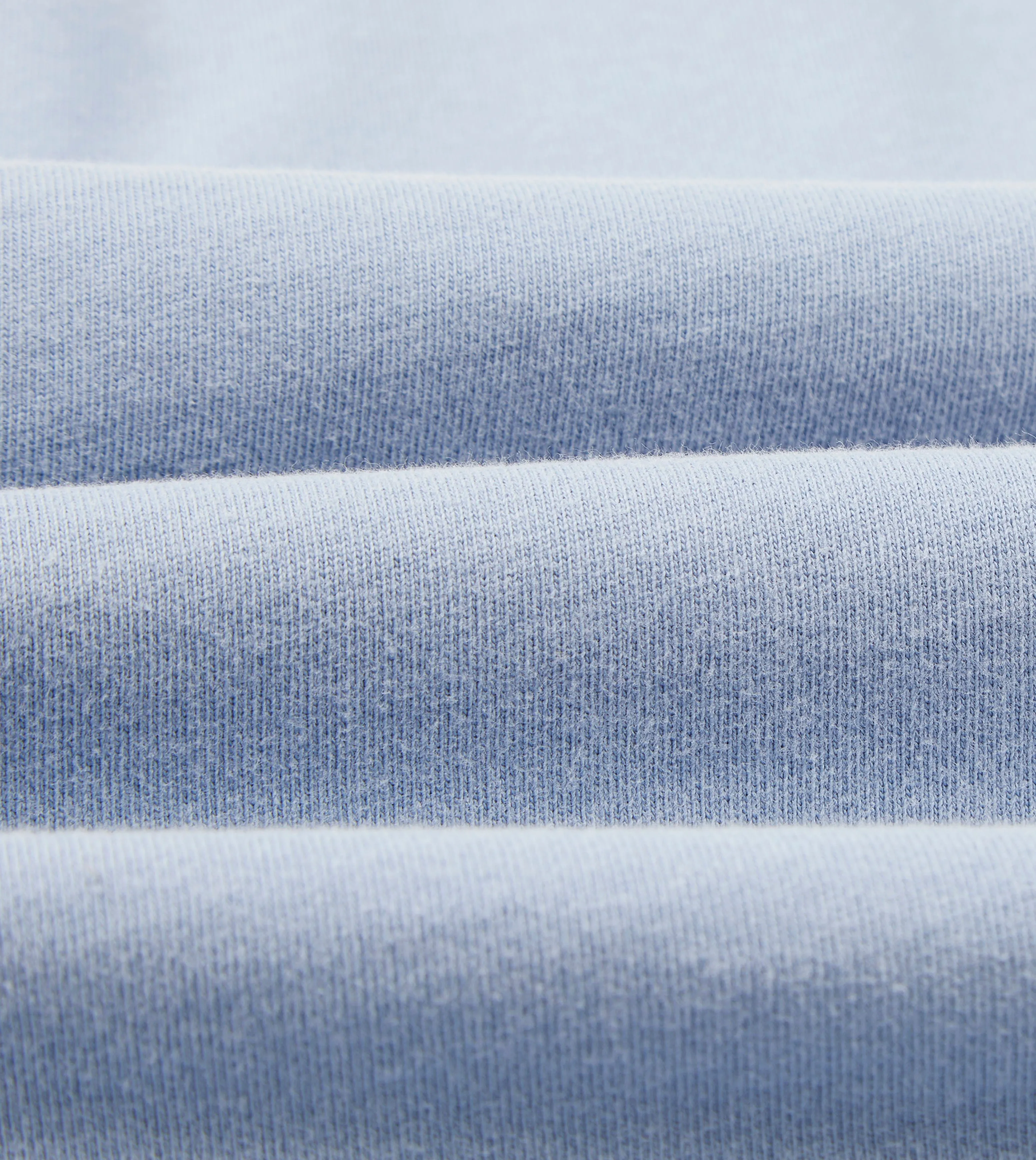 Light Indigo Cotton Crew Neck Hiking T-Shirt Minimal Comfort Light Comfort