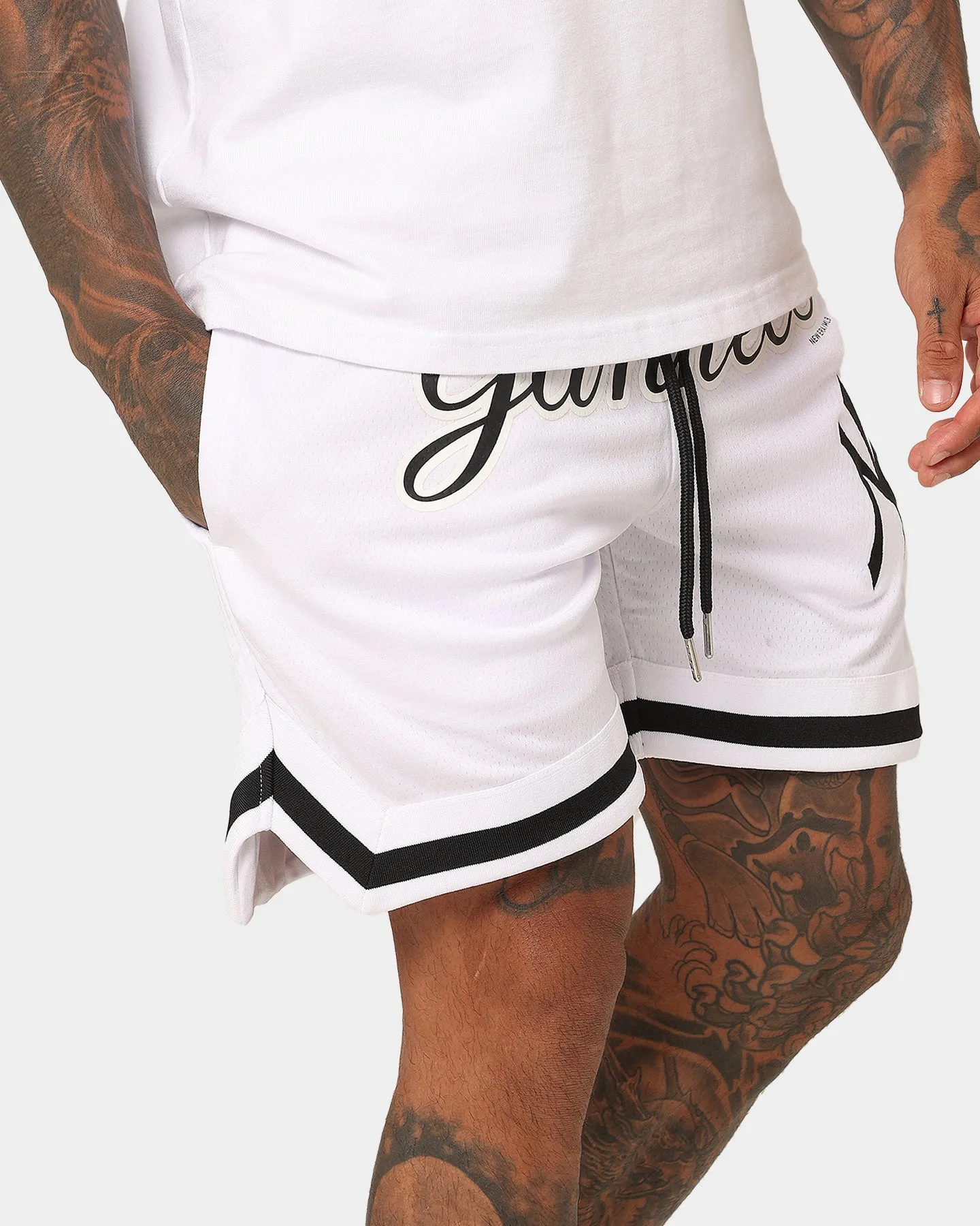 New Era New York Yankees Mesh Shorts White Breathable layers Non Binding Leg Openings