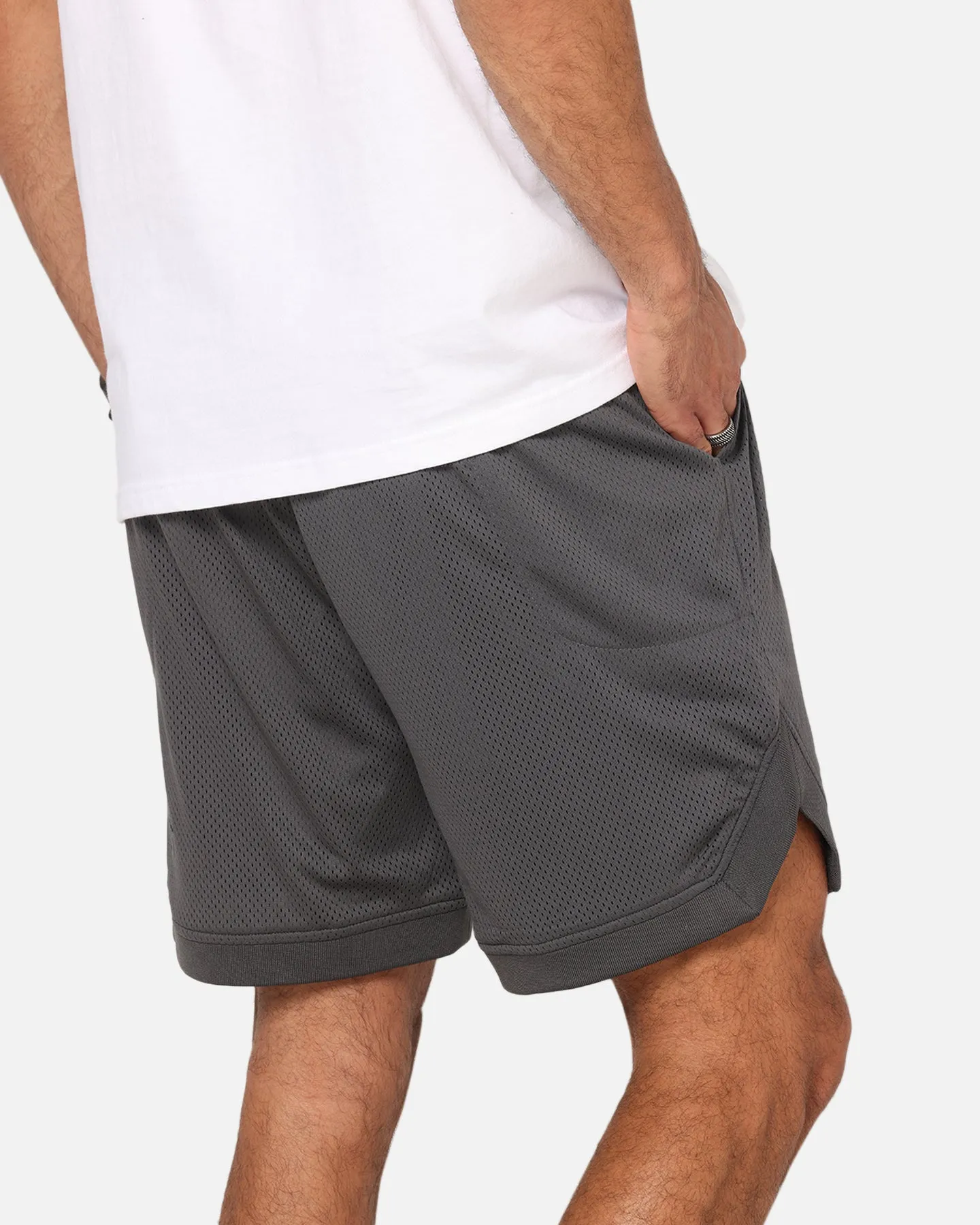 Saint Morta Crested Wing Basketball Shorts Grey Beach-Ready Look Contemporary Cut