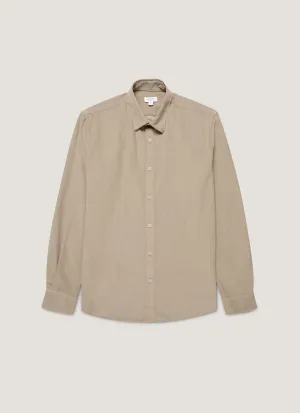 Urban Style Men's Fine Cord Shirt in Fog