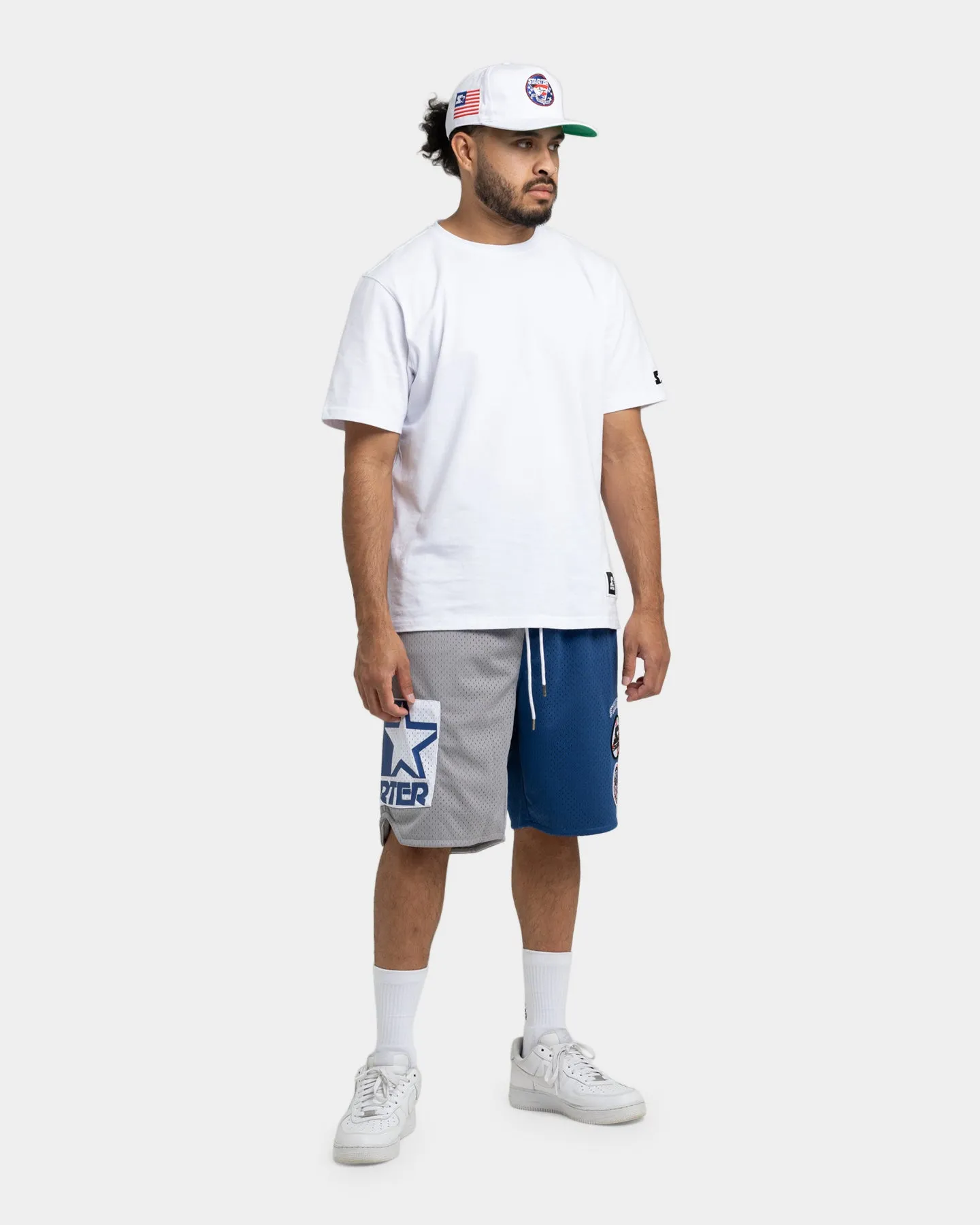 Starter Slider Mesh Shorts Blue/Grey shrink-resistant