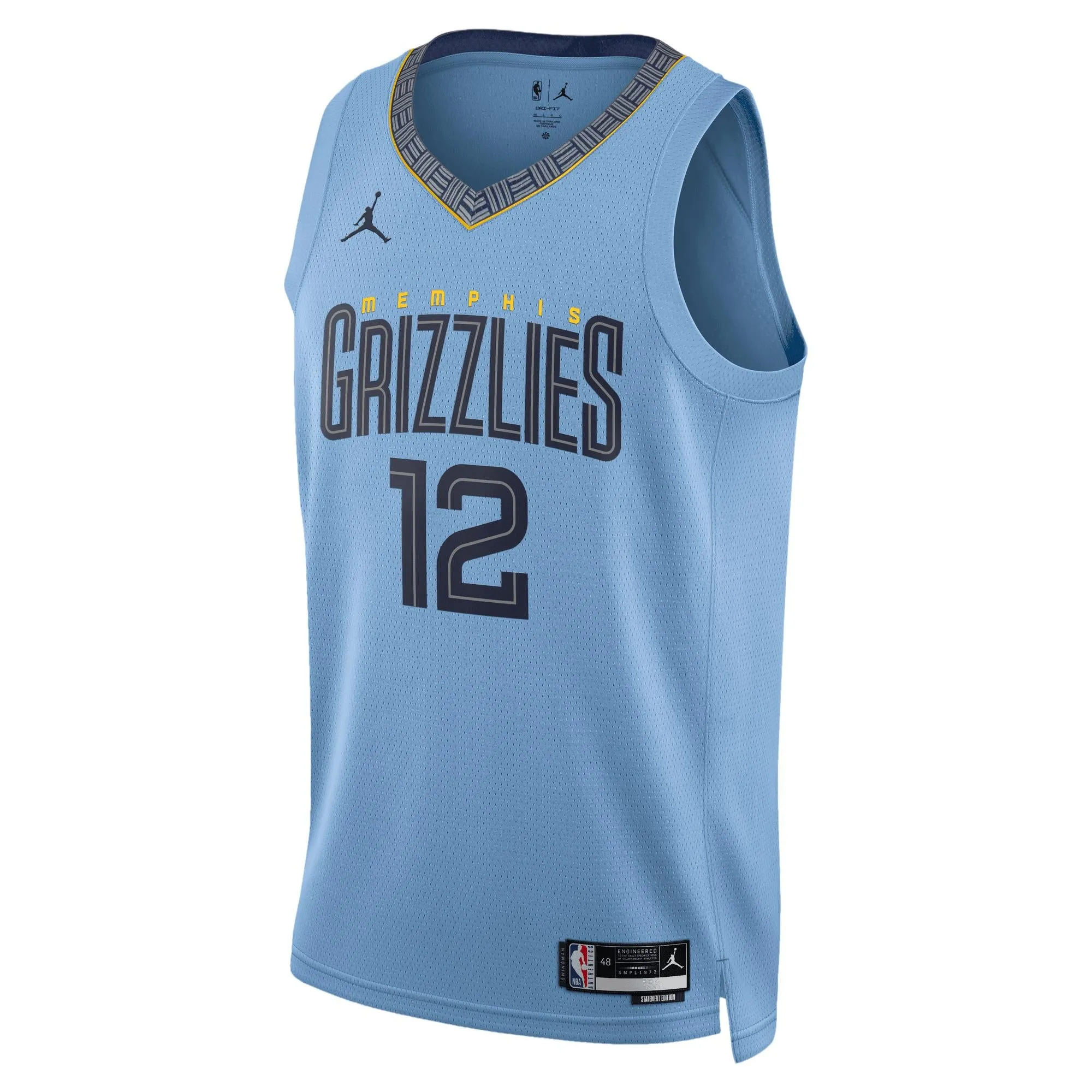 Ja Morant Memphis Grizzlies Statement Edition 22/23 Jordan NBA Swingman Jersey Athletic Outfit