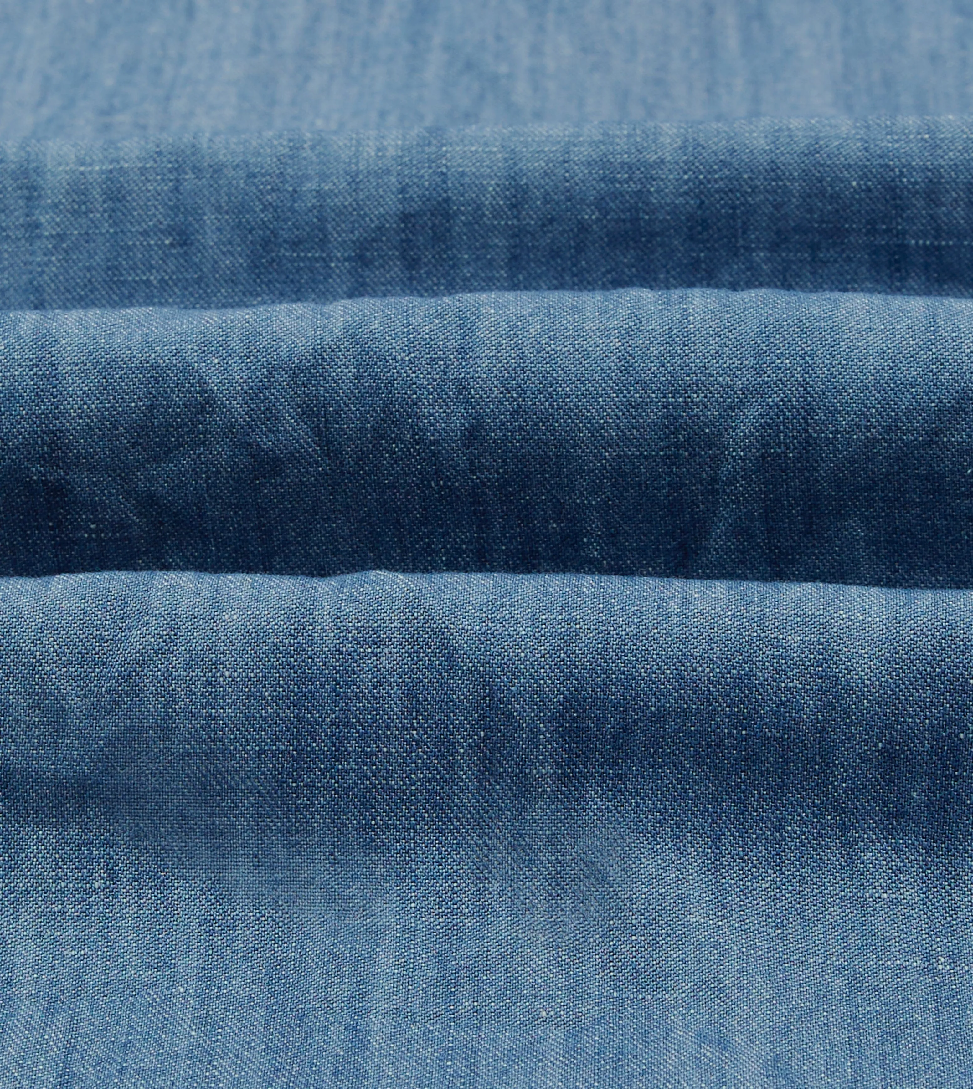 Stone Wash Cotton-Linen Long Point Collar Work Shirt High-Quality Cotton