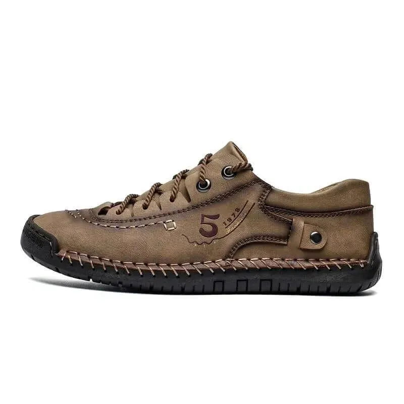 Owen - Leather Casual Shoes Smart Wardrobe Coffee Spot Lane