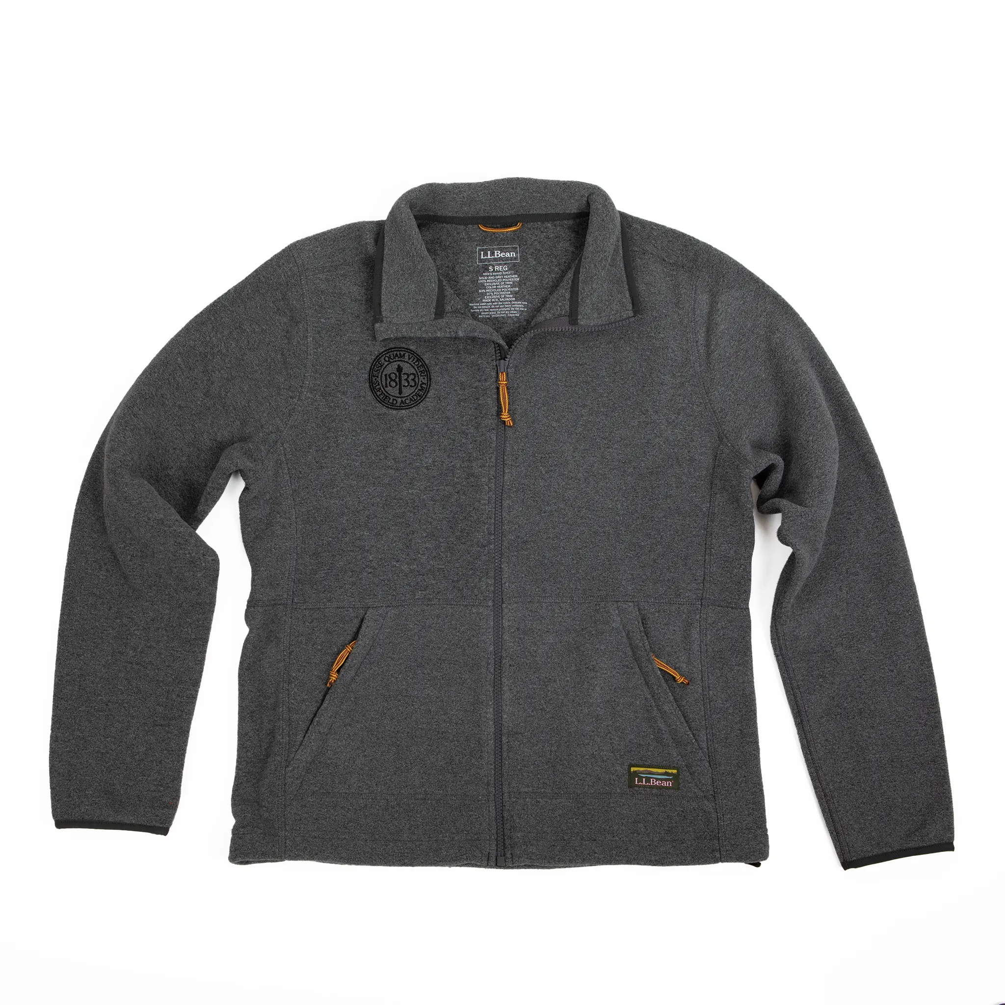 Travel Friendly Fashion Hoodie LL Bean  Men's Mtn Classic Fleece Grey