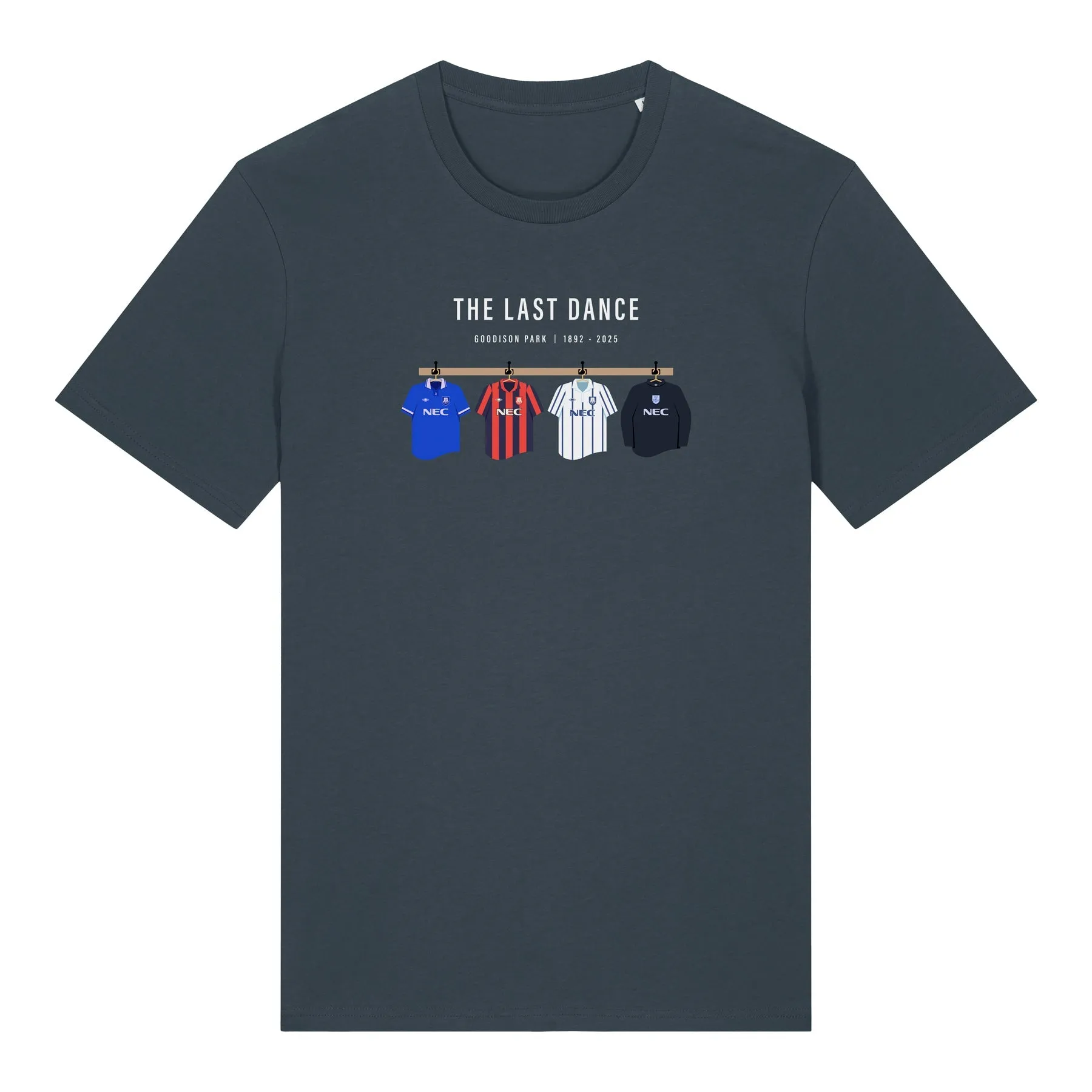 suitable for all genders Goodison Iconic Kits Tee