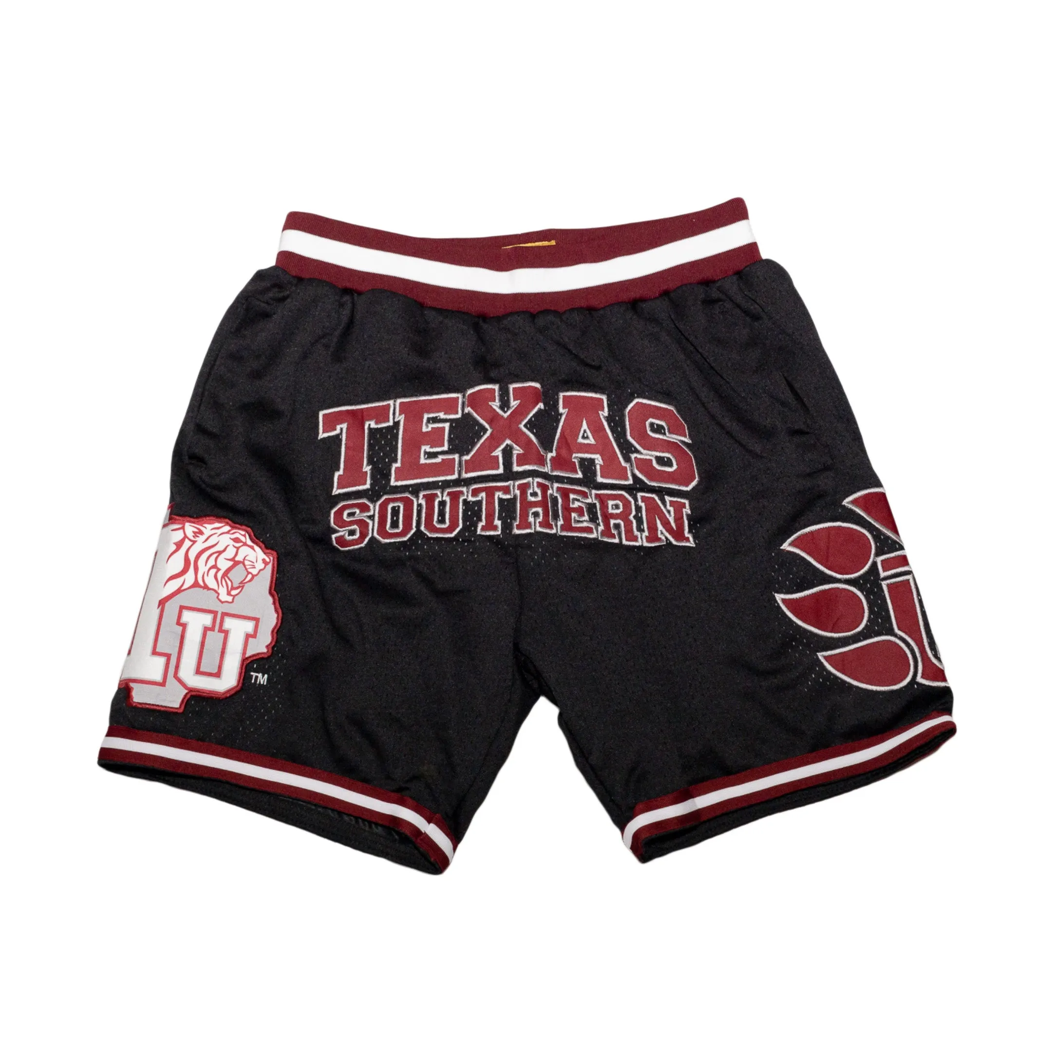 Texas Southern BASKETBALL SHORTS Black 1.0 Wide Range Motion