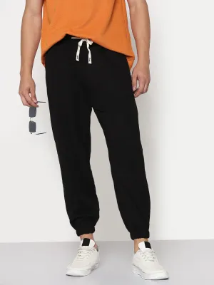 Men's Black Relaxed Fit Joggers RuggedDurability