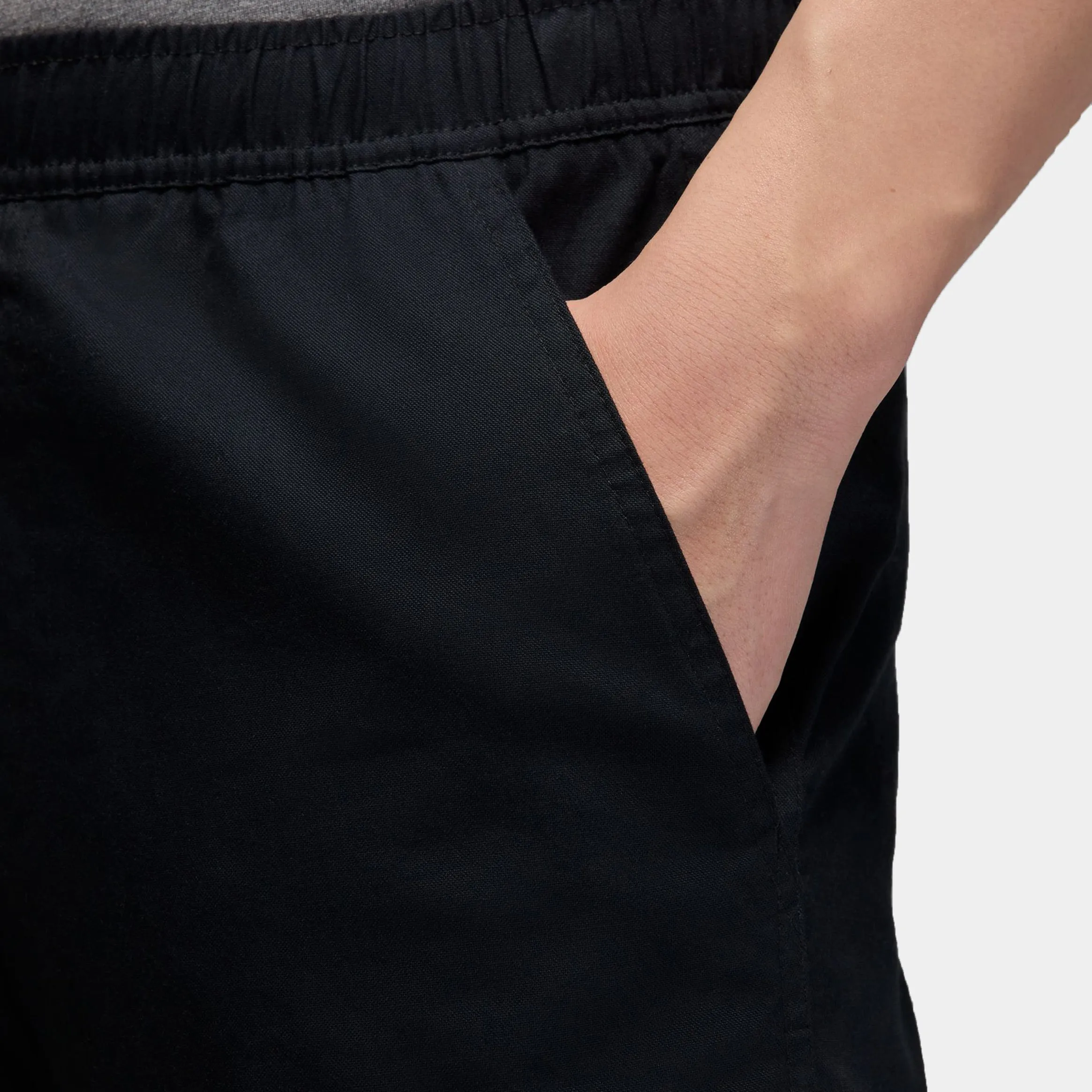 Essentials Woven Trousers Mens Pants (Black) Linen blend StaticDissipative