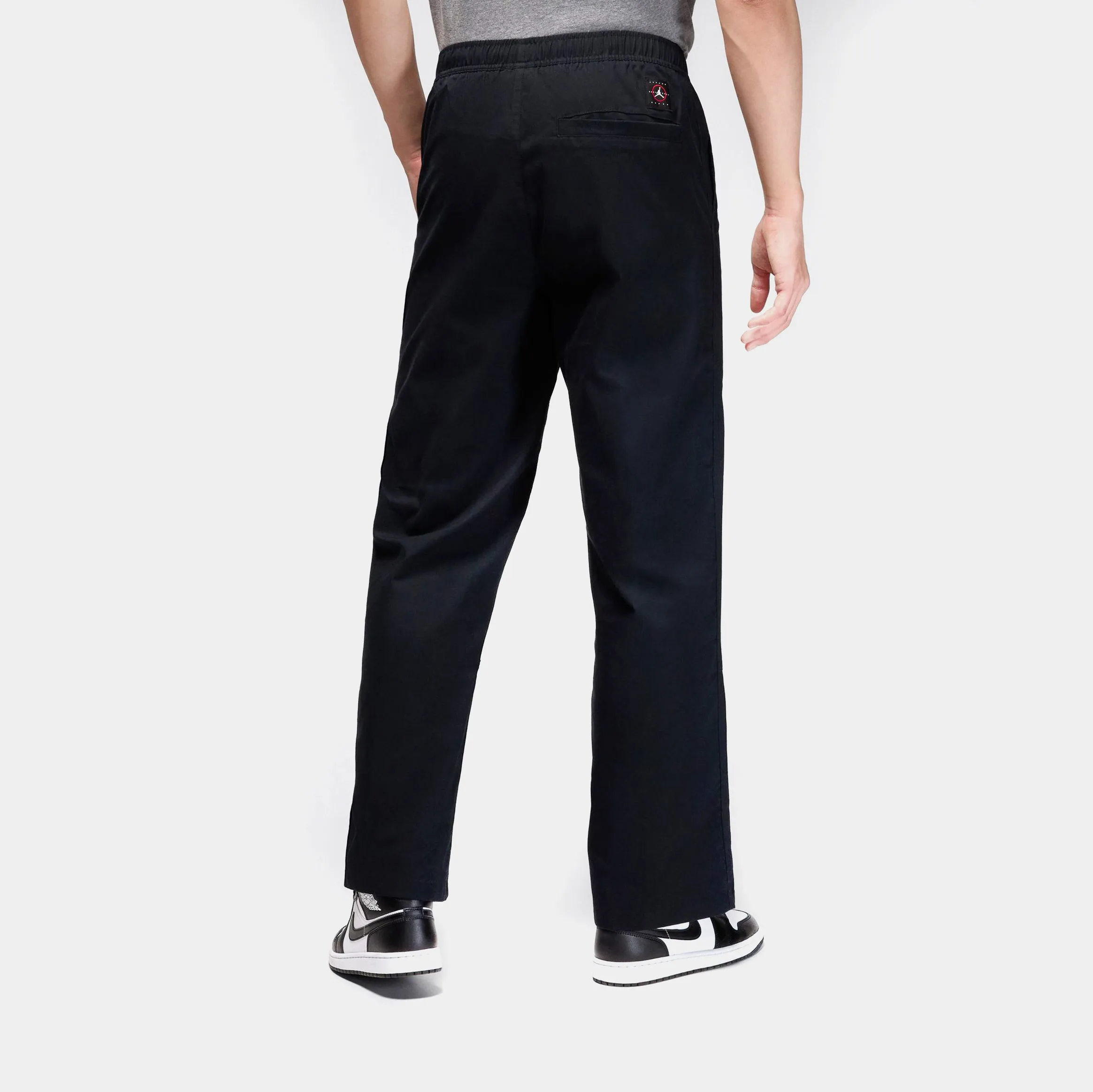 Quick Access Pockets Essentials Woven Trousers Mens Pants (Black)