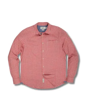 Sleep Chilly Layer Stuart Tinted Gingham Poplin Shirt*