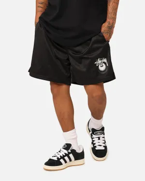 Stussy Snake Eyes Mesh Shorts Black Moisture Wicking Technology