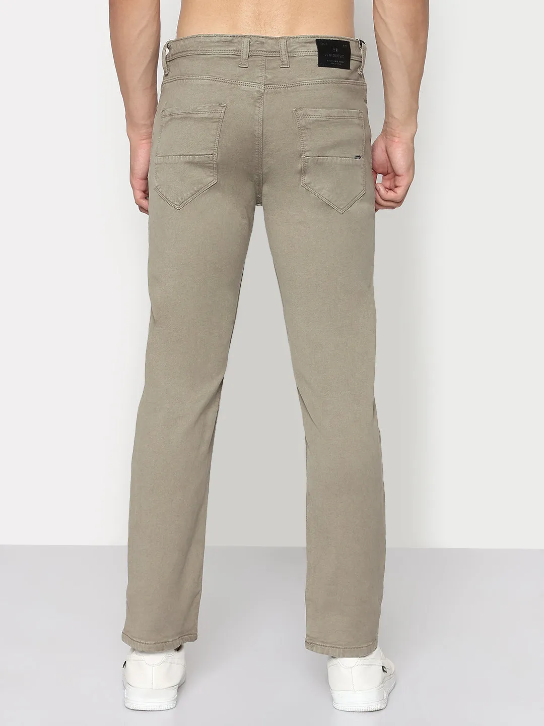 Men's Khaki Slim Fit Jeans All Occasion Year Rounder