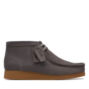 Clarks Wallabee EVO Boot in Grey Suede Lined Structure