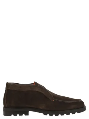 Suede Ankle Boot Without Laces Flexible Base Urban Cool