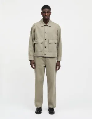 Sunset Twill Miles Jacket, Silver Sage QuickAccessPockets Comfort Stretch Fabric