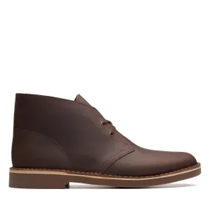 Always Fit Clarks BUSHACRE 2 in Brown Leather