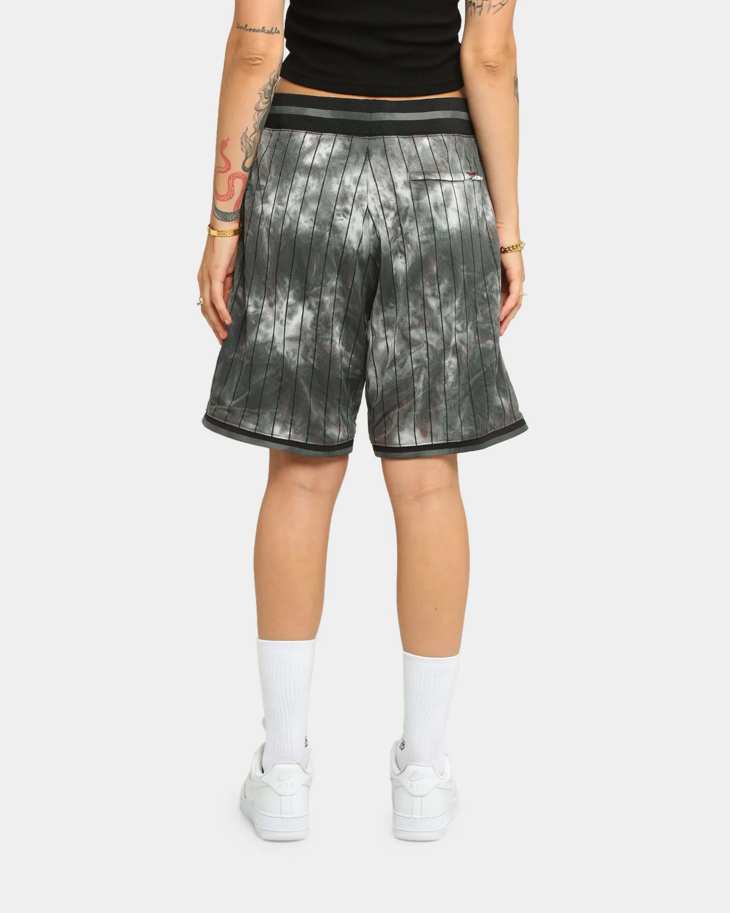 Freedom Fit Relaxed Design Supreme Dyed Basketball Shorts Black