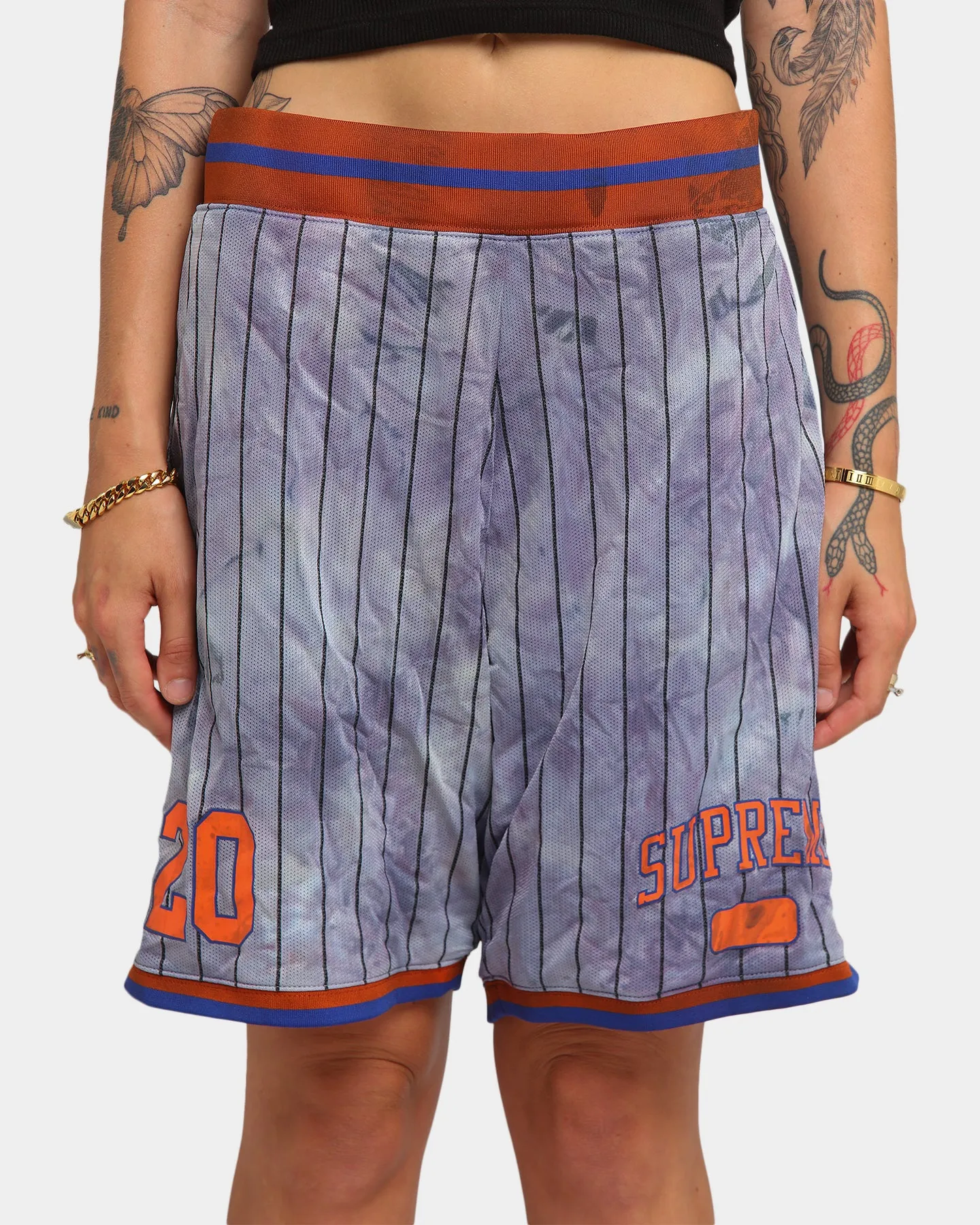 tumble dry Supreme Dyed Basketball Shorts Royal