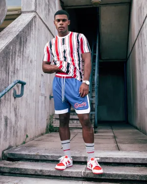 Layering Piece Carre Volle Ball Short Blue