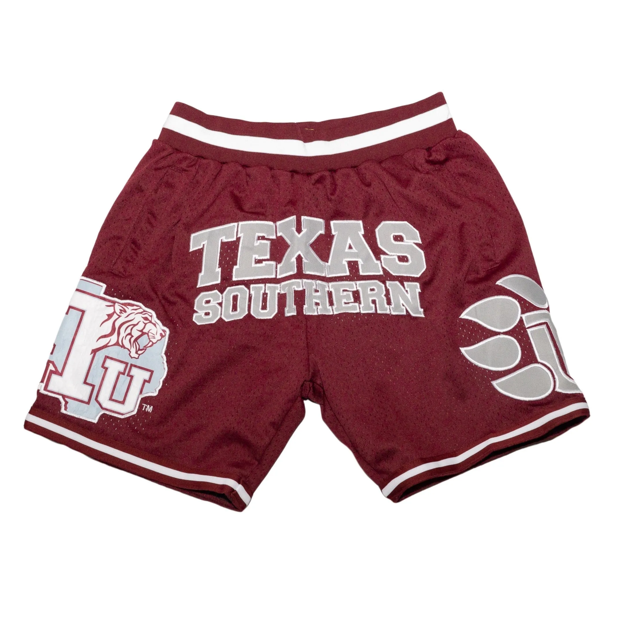 summer breeze Walk Easy Texas Southern BASKETBALL SHORTS  MAROON