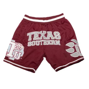 Texas Southern BASKETBALL SHORTS  MAROON Antibacterial finance industry