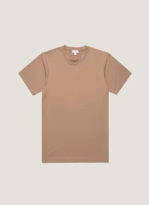 Men's Riviera Midweight T-shirt in Dune Good stretch