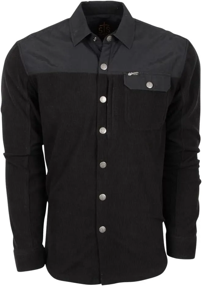 STS Ranchwear Men's Hudson Shirt Jacket Articulated Elbows Stretch Panels