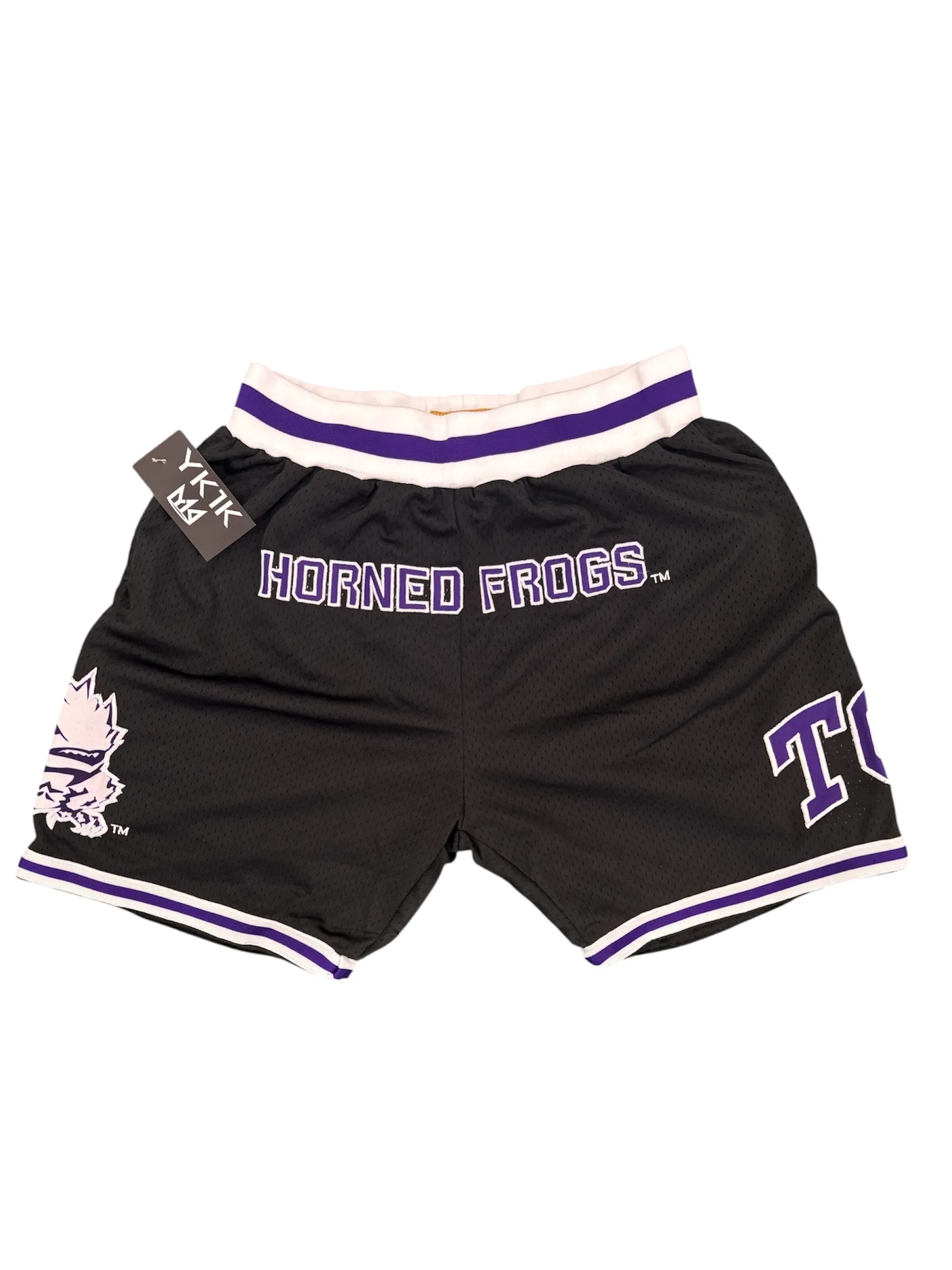 water sports use TCU Basketball Shorts BLACK