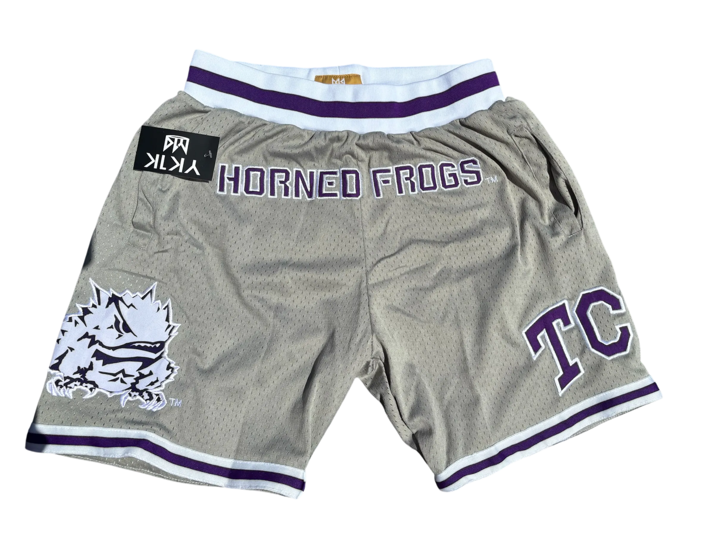 Body Fit TCU Basketball Shorts GREY