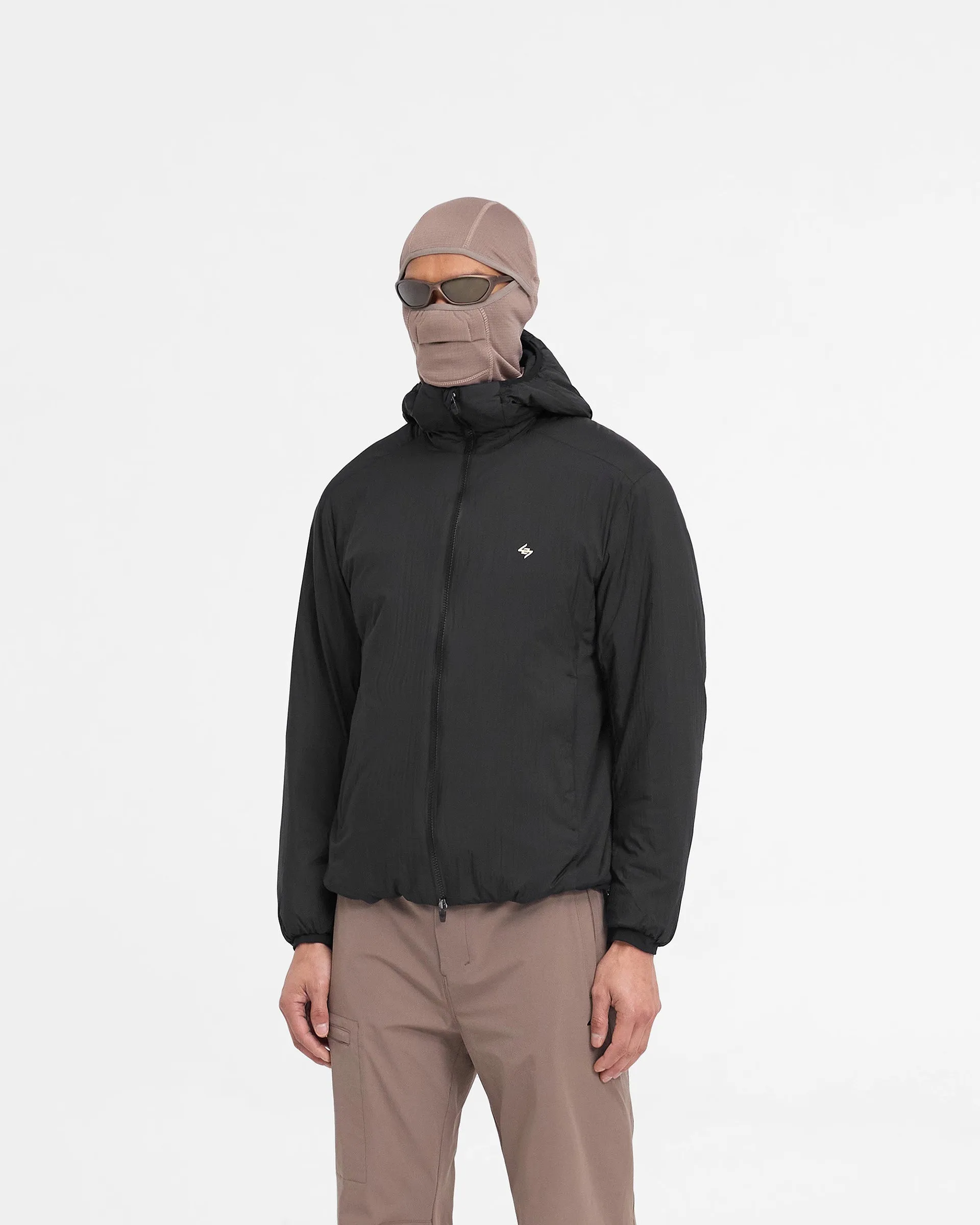 Team 247 Insulated Jacket - Black Adjustable Cuff System Hypoallergenic Textile