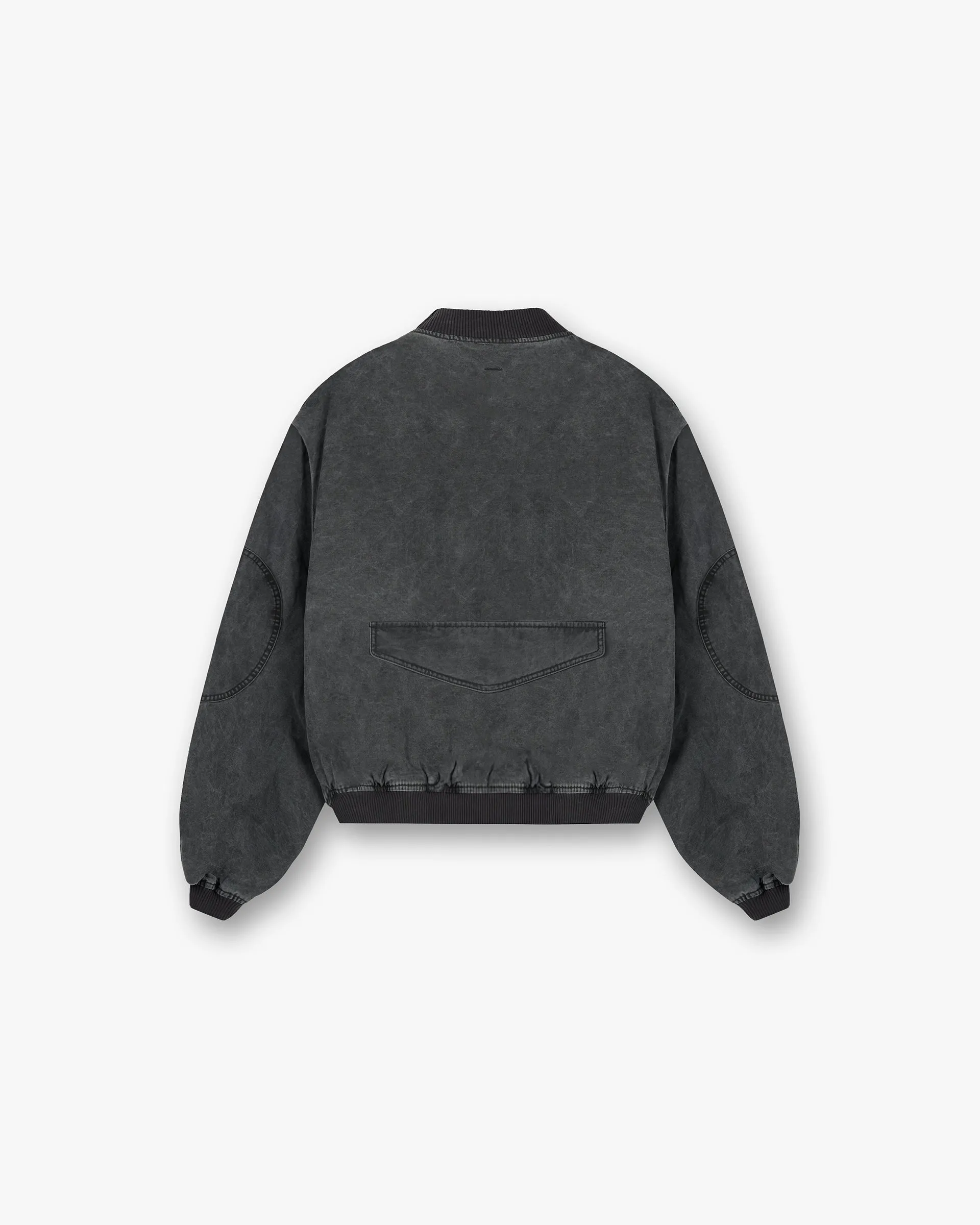Inset Sleeve Bomber - Stained Black Everyday Layers