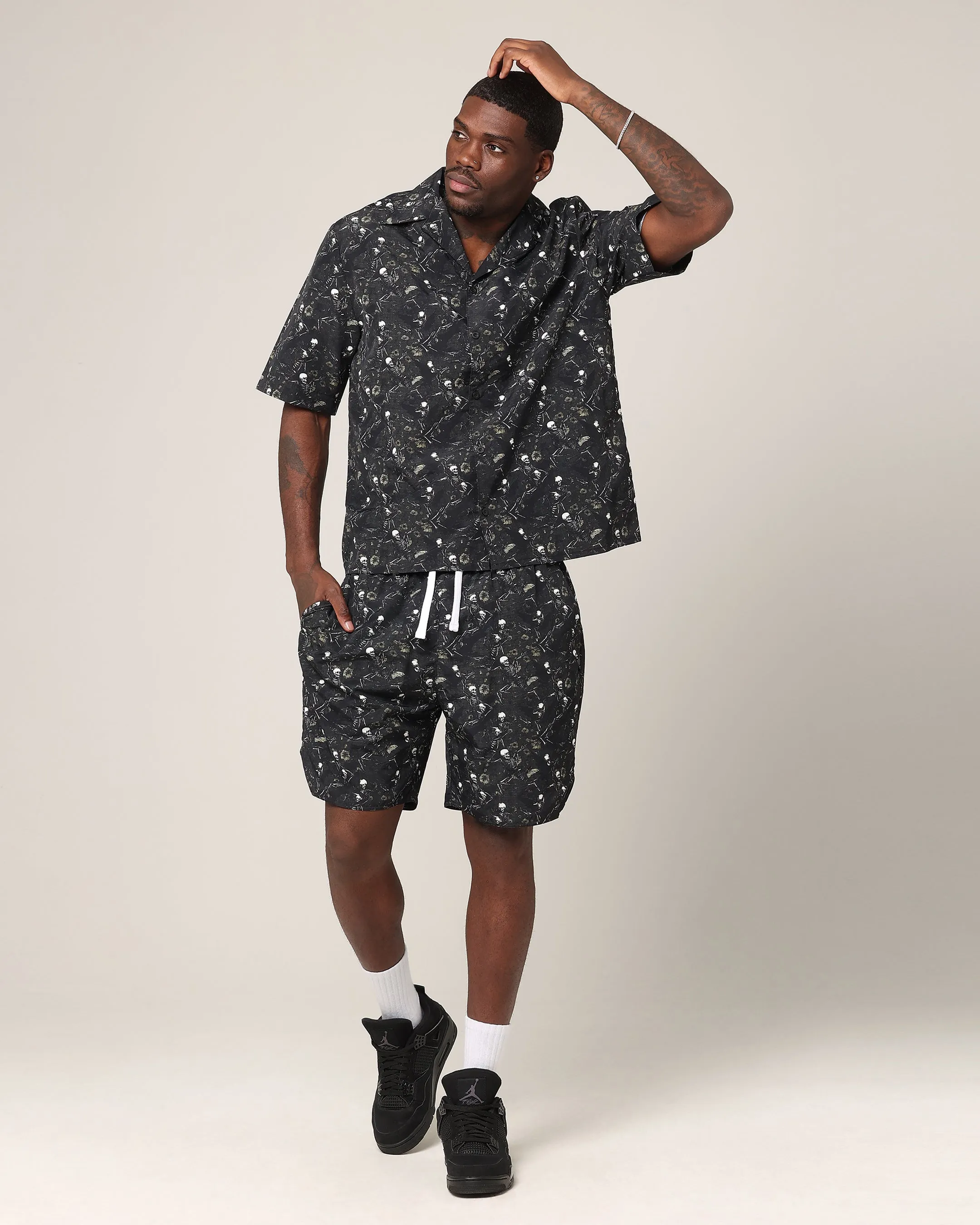 Saint Morta Netherworld Nylon Shorts Multi Modern Fit