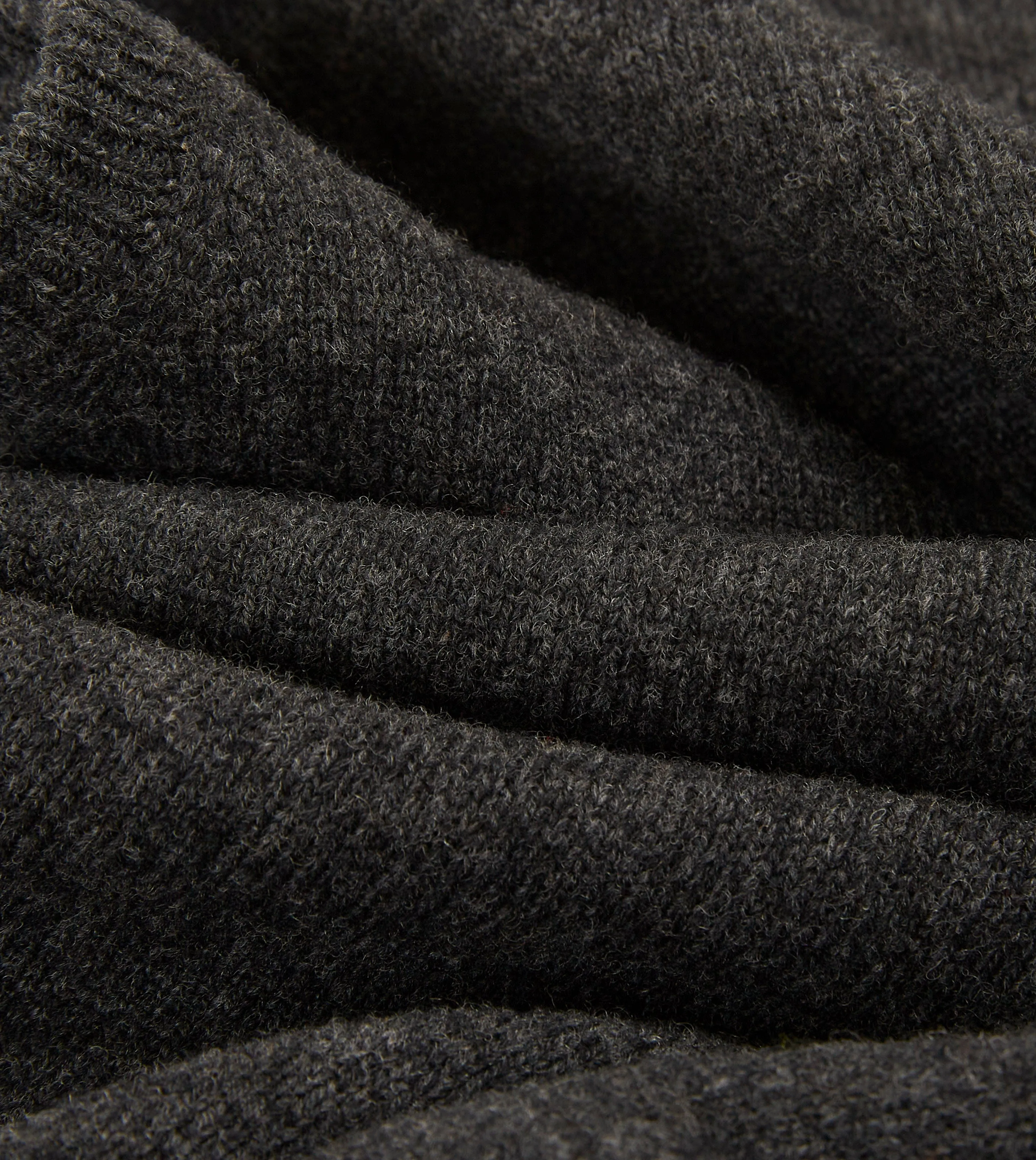 Charcoal Lambswool Sleeveless Cardigan Flexible Layer