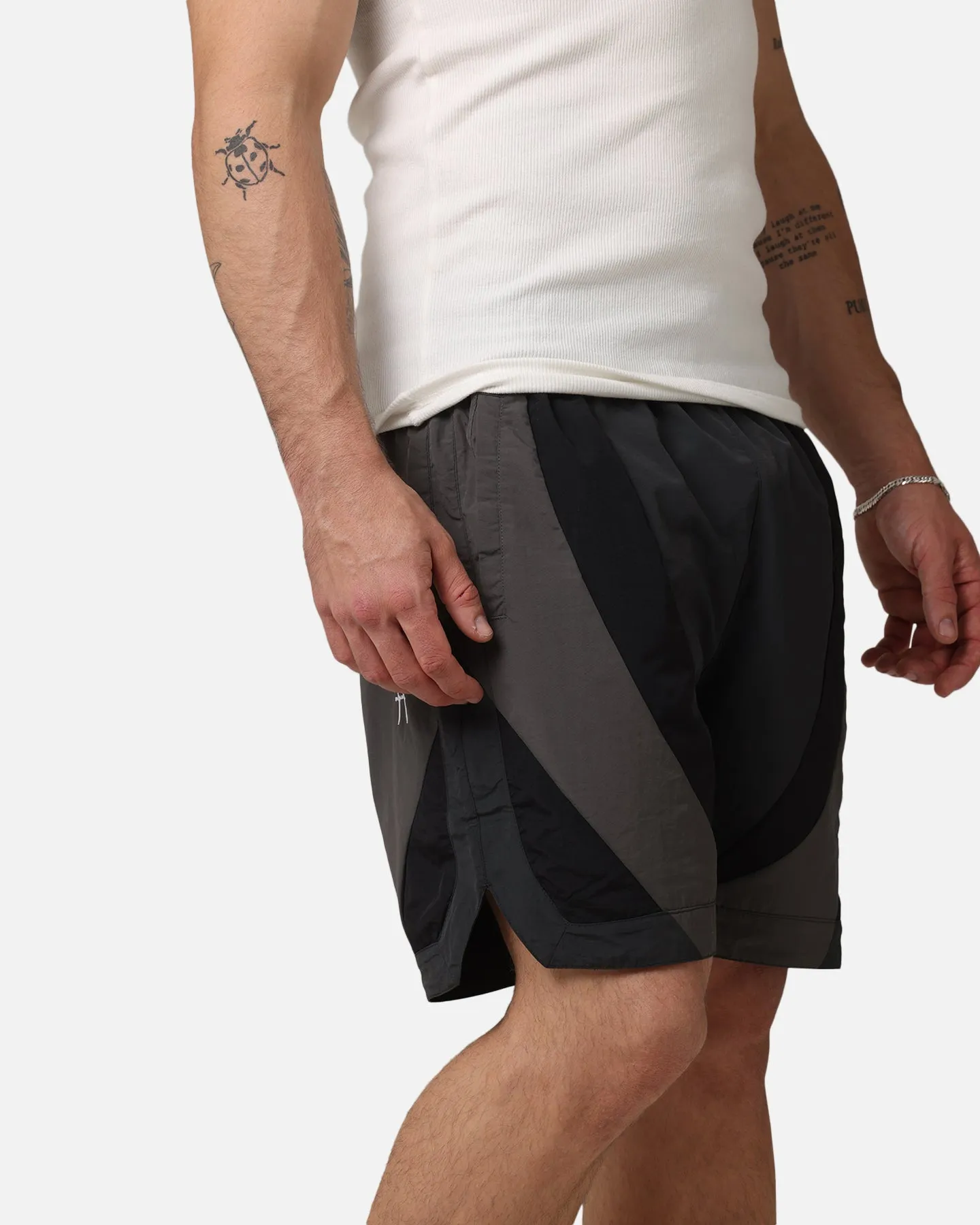Simple Cut Saint Morta Holy Grail Nylon Shorts Black/Grey
