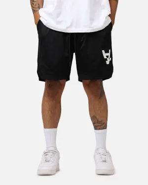 The Anti Order A Logo Basketball Shorts Black Microfiber Blend Fabric All Day Flex Fit