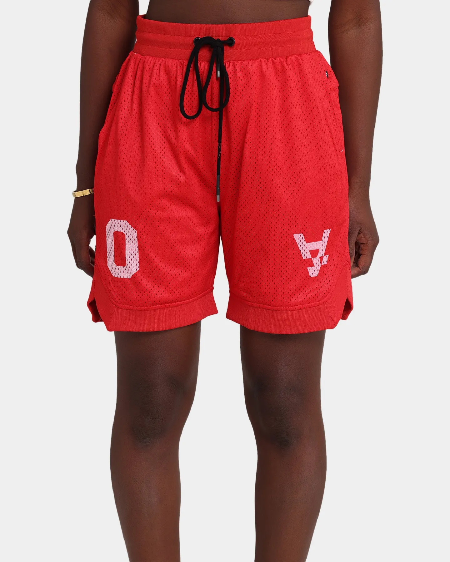 The Anti Order A8 Mesh Basketball Shorts Red/White Adaptive Temperature Control