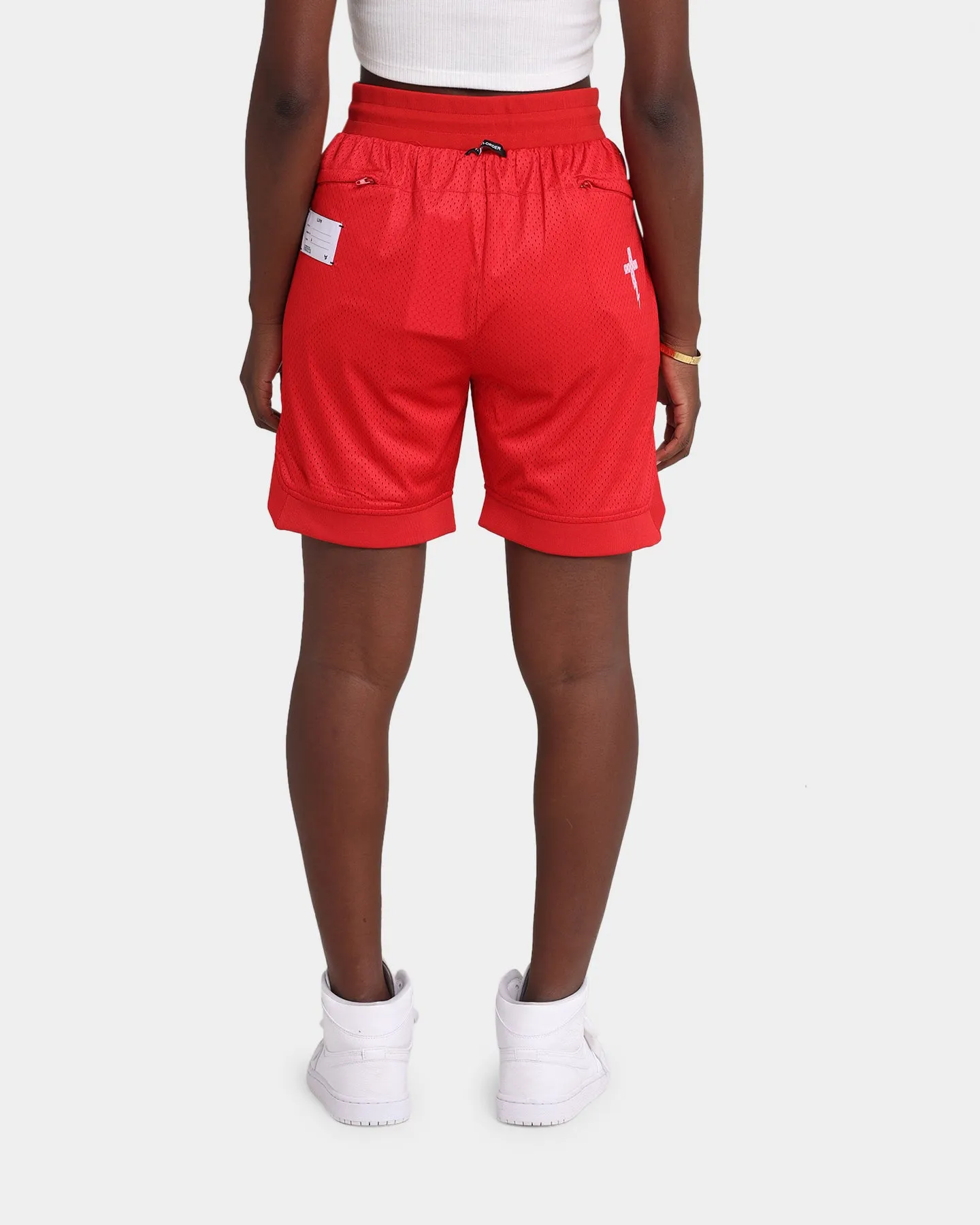 The Anti Order A8 Mesh Basketball Shorts Red/White Sport Flex Wear